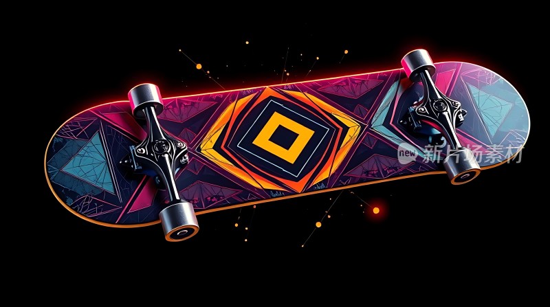 炫彩滑板