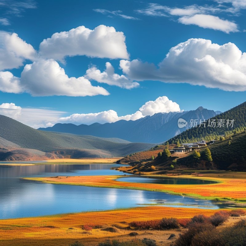 纳帕海秋景如画