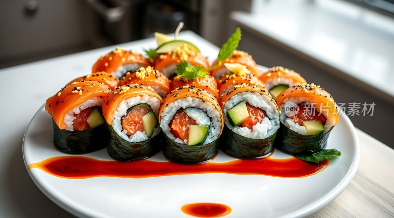 三文鱼寿司大餐