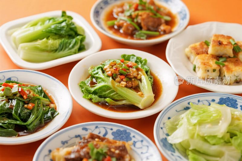 中式家常菜肴展示