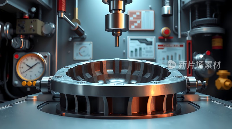 精密机械加工现场