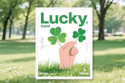 四叶草幸运主题海报 四叶草幸运主题海报