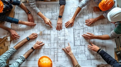 团队协作共商建筑蓝图 团队协作共商建筑蓝图