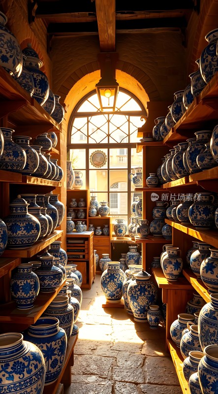 古色古香瓷器店