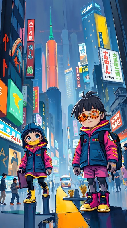 霓虹灯下的冒险之旅