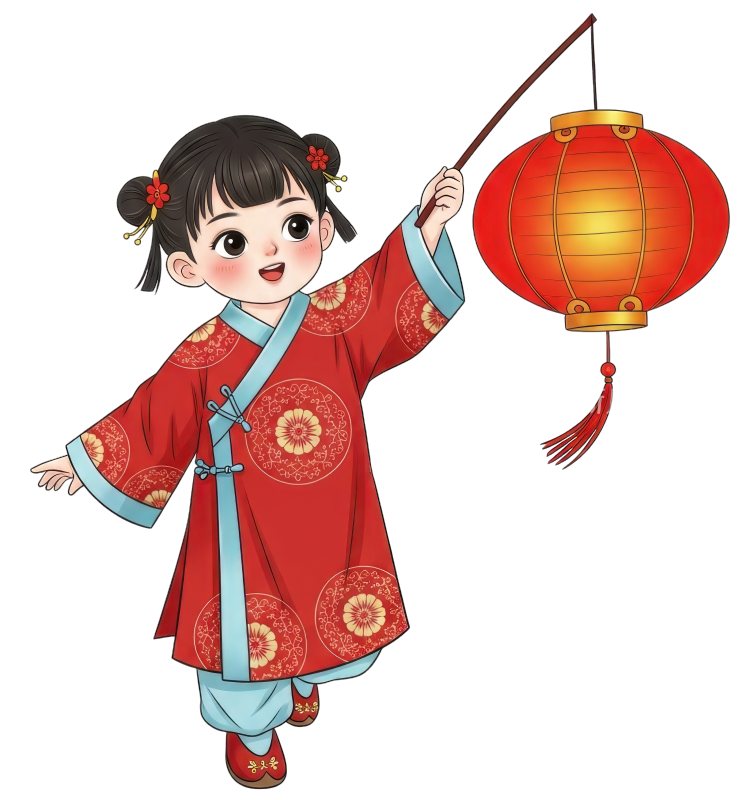 萌娃提灯闹元宵