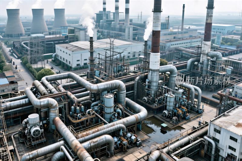 工业厂区设施场景