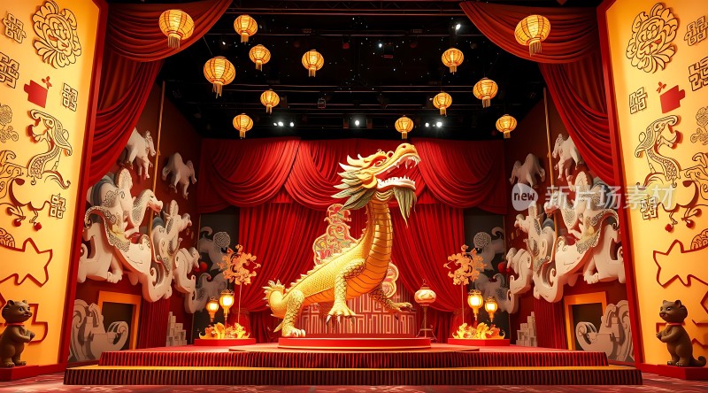 龙腾舞台华彩纷呈