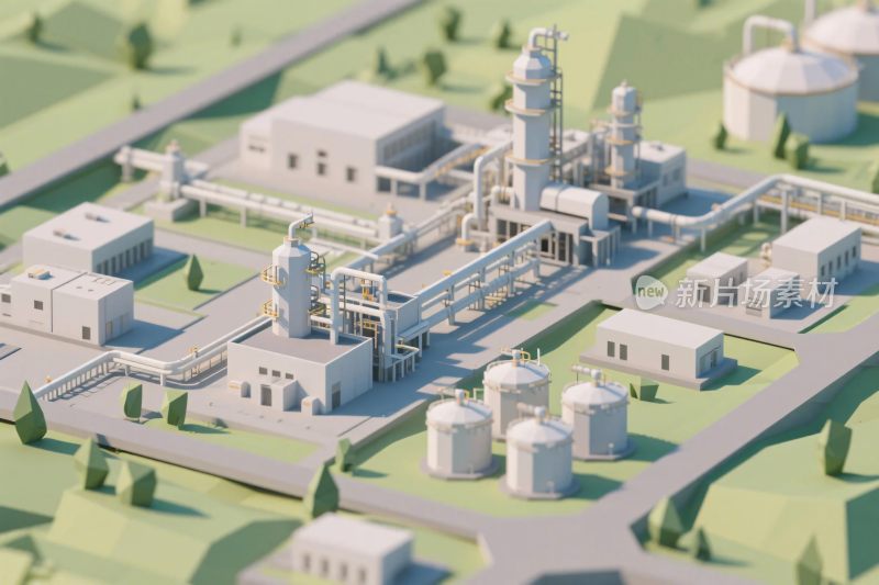 工业设施等距图