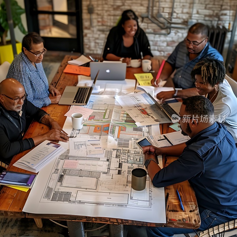 团队协作头脑风暴会议