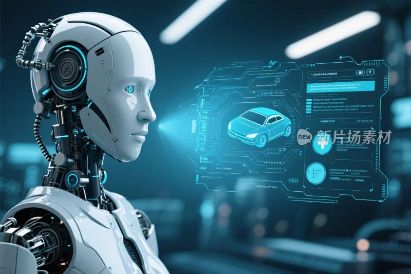 科技机器人交互界面