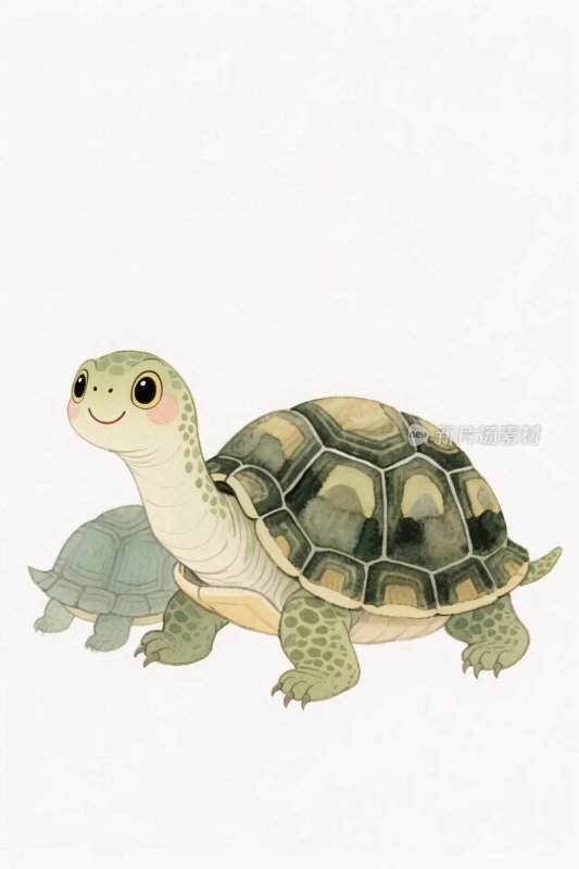 卡通乌龟插画
