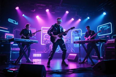 舞台乐队现场演出