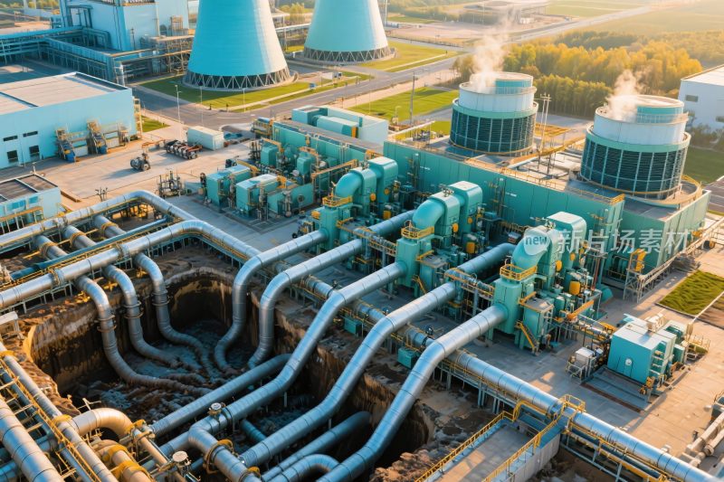 工业设施全景图