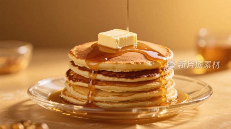 美味煎饼糖浆图