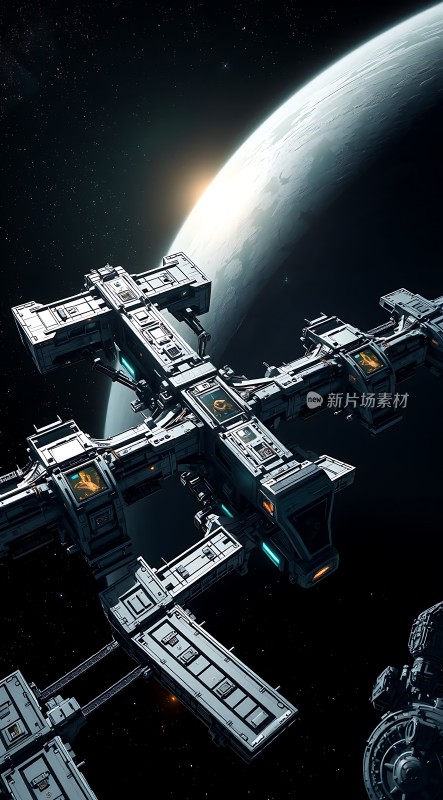 星际飞船环绕地球