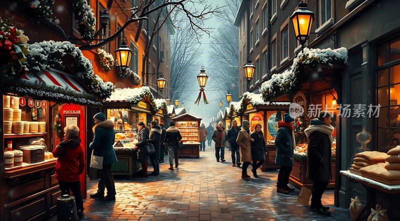 冬日集市暖意融融