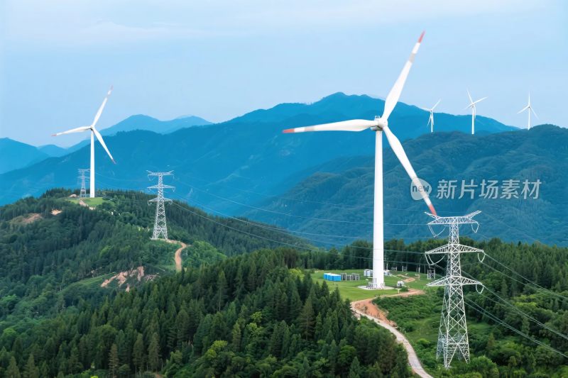山地风电景观