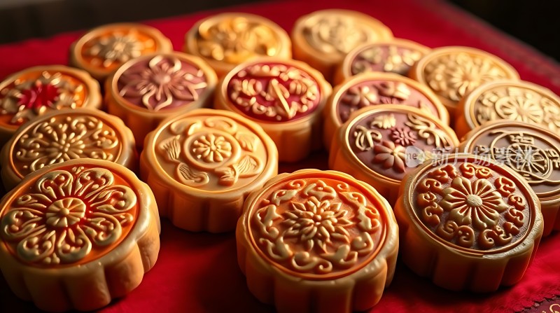 传统月饼艺术展示