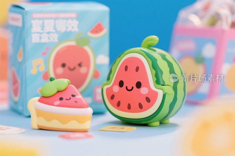 可爱水果主题小摆件