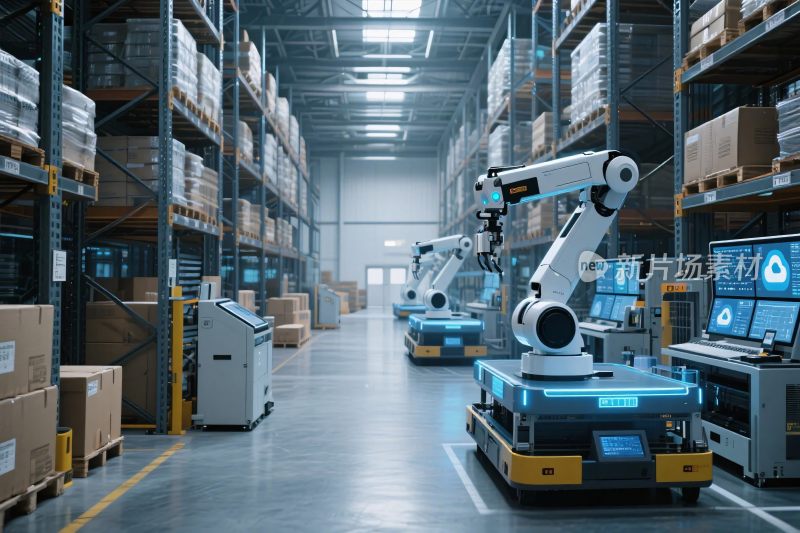 自动化仓储机器人场景