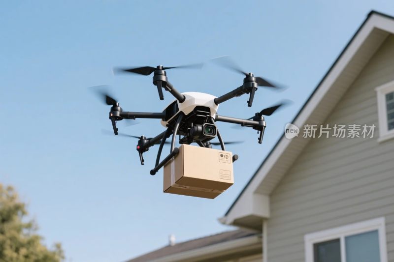 无人机配送运货场景