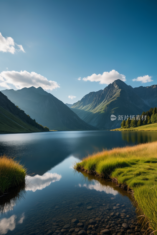 湖泊高清风景摄影图片