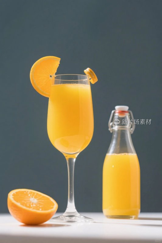 橙汁饮品展示图