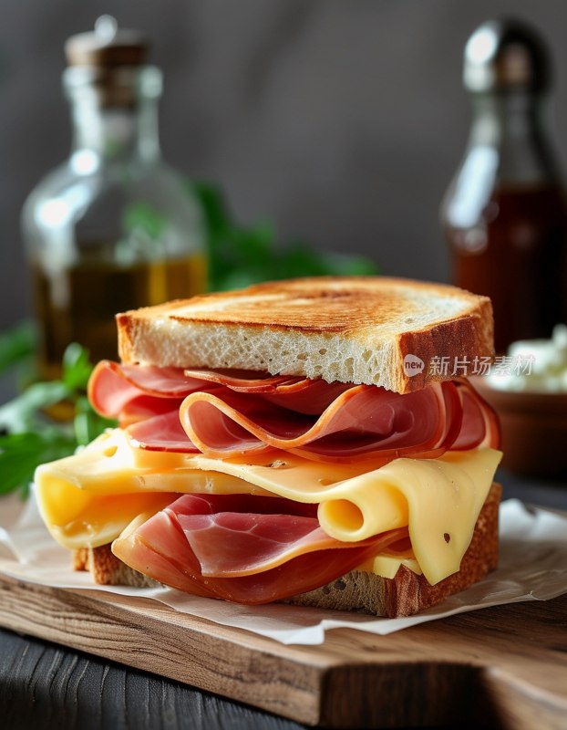 火腿奶酪俱乐部三明治