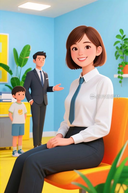 办公场景插画