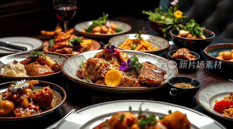 美味佳肴盛宴诱人美食大集合