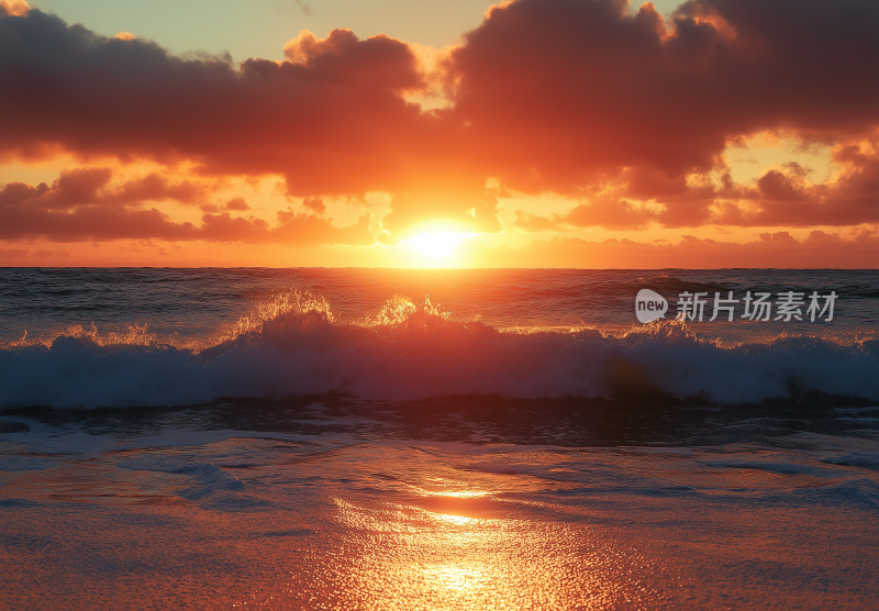 大海 海浪 浪花