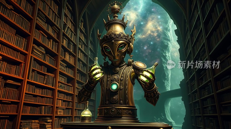 神秘图书馆里的外星智者