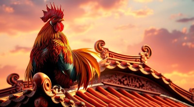 雄鸡高歌迎朝阳 雄鸡高歌迎朝阳