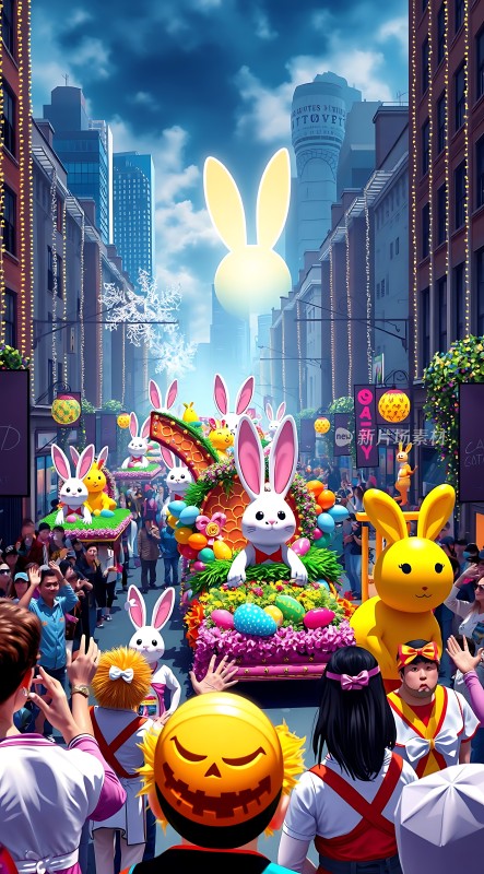 兔年大吉欢乐游行