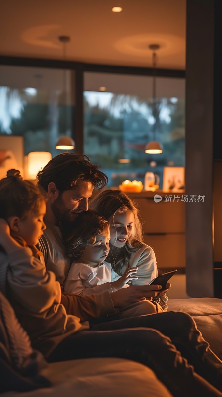 温馨家庭共度美好时光