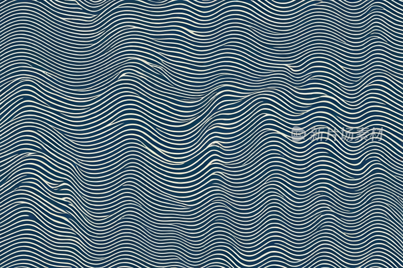 蓝白波浪图案小波浪高清背景图片