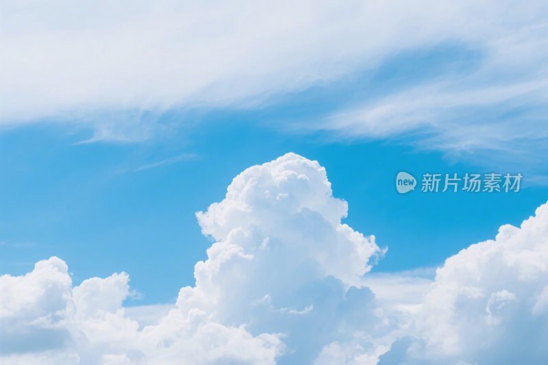 蓝天白云风景图