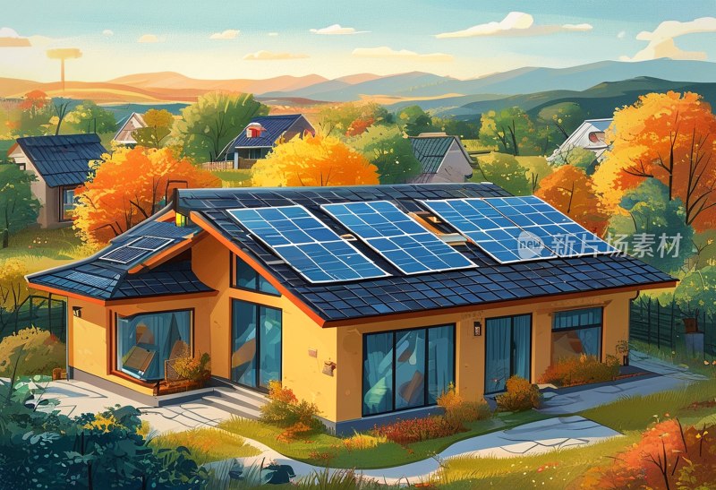 太阳能屋顶住宅