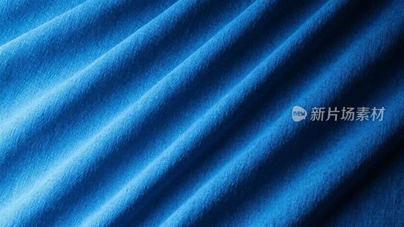 蓝色布纹纹理背景