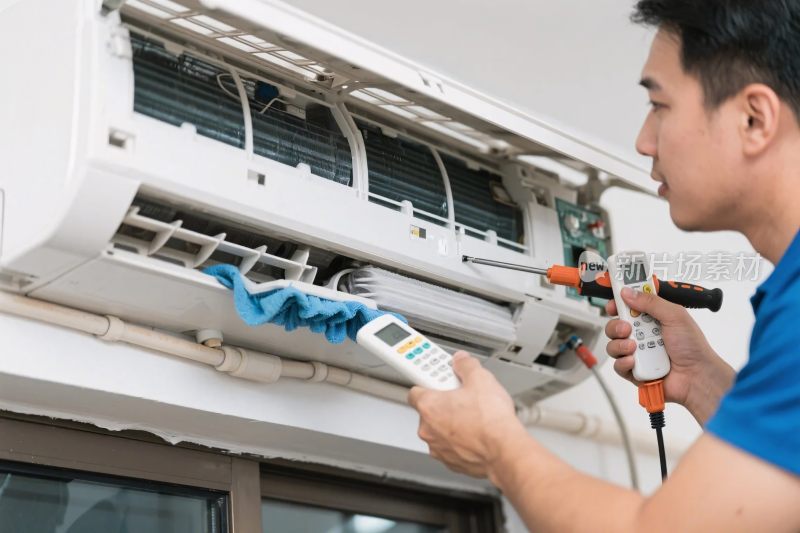 空调维修操作场景