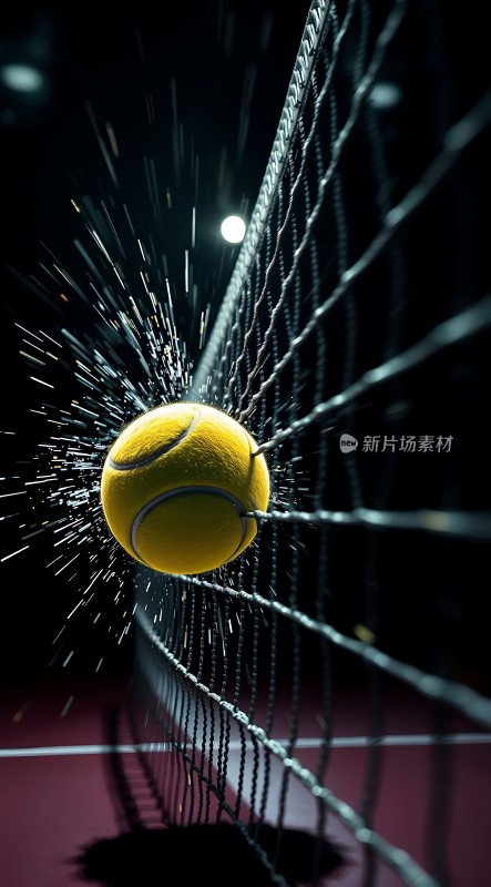 网球破网而出速度与激情碰撞！