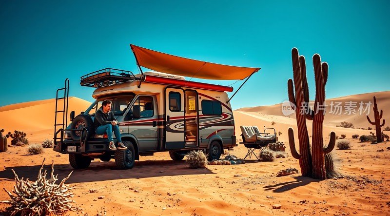 沙漠露营车探险之旅