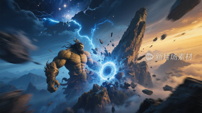 山海经故事共工撞山