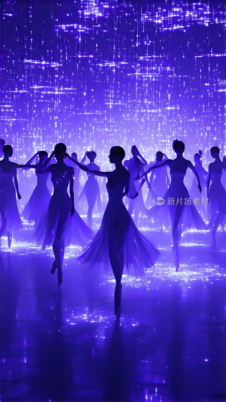 舞者星空下的梦幻之舞