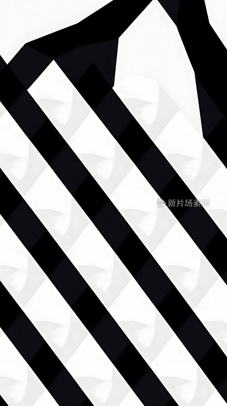 黑白条纹几何图案