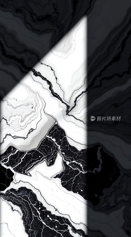 黑白大理石纹理光影效果