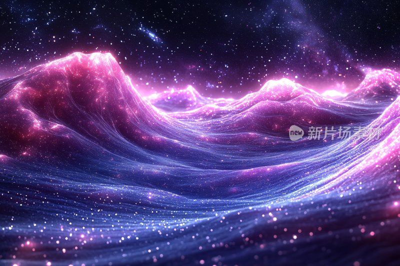 梦幻绚丽的宇宙星云景象