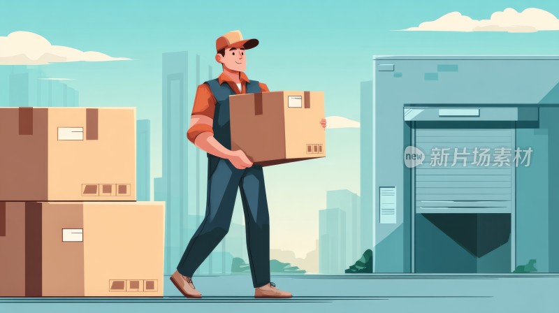 快递员的包裹派送