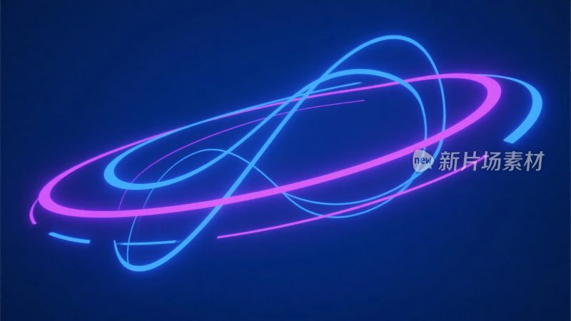 炫彩霓虹线条动感图案